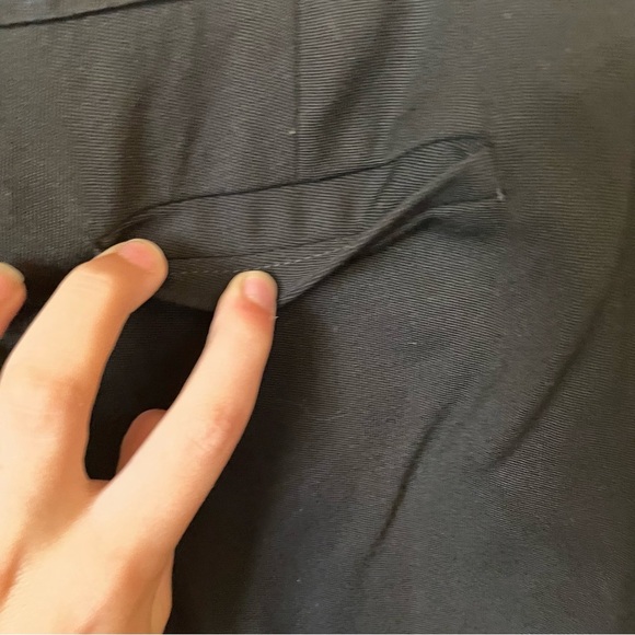 Size 8 Stretch Banana Republic Martin Fit Black Dress Pants A2 - Picture 4 of 4